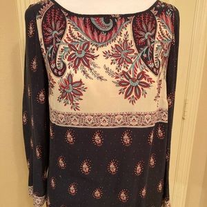 Lucky Brand XS very good quality fabric shirt